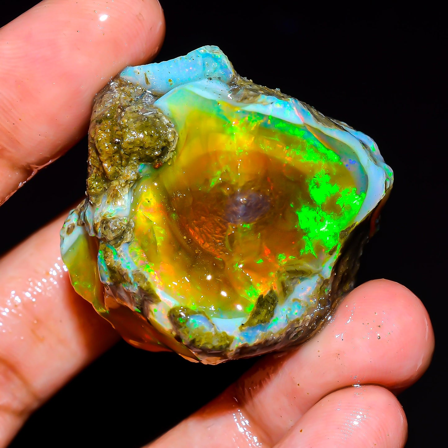 Opal Rough Specimen 128.00  Carat (25.6g) | 100% Natural Ethiopian Opal Raw
