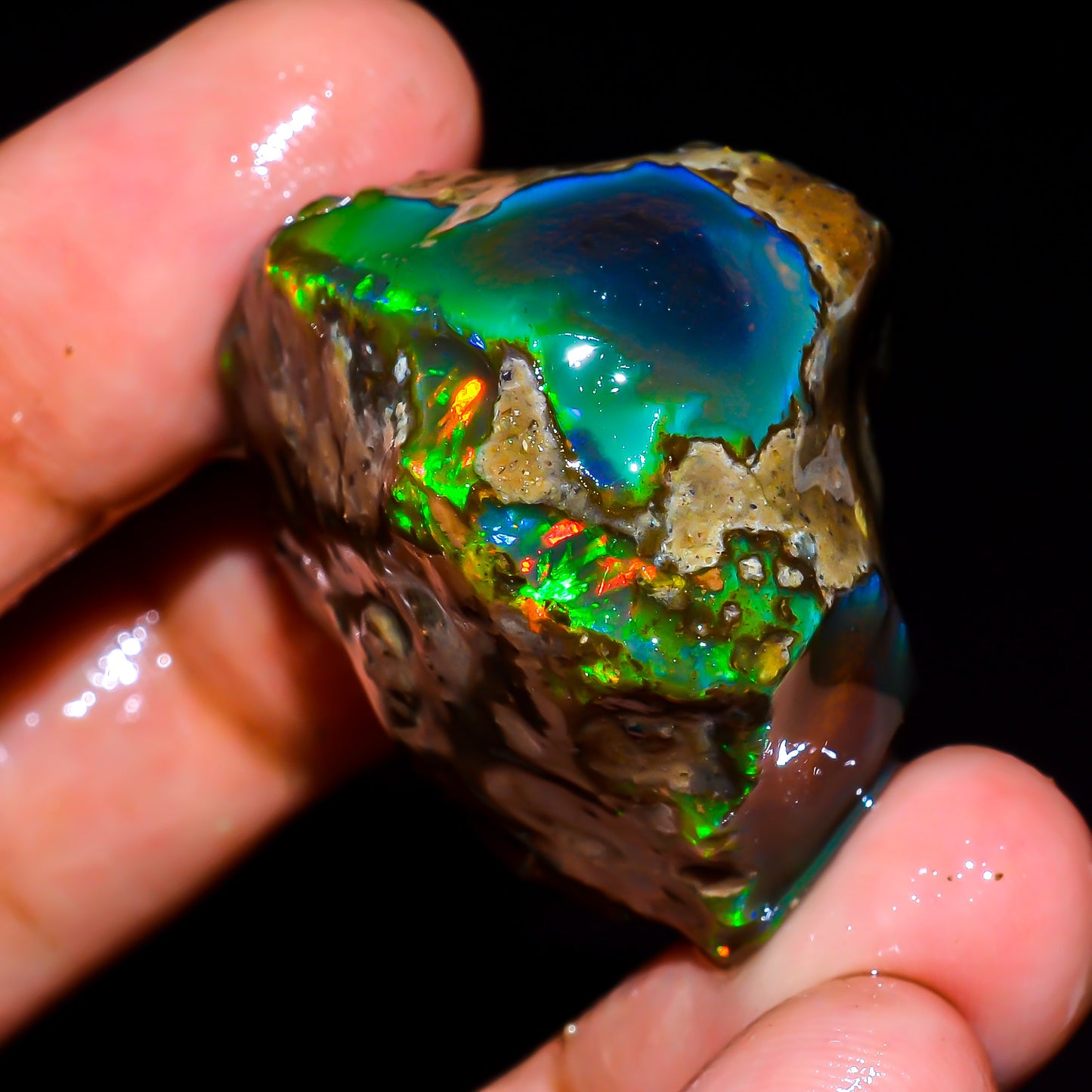 Opal Rough Specimen 99.00  Carat (19.8g) | 100% Natural Ethiopian Opal Raw