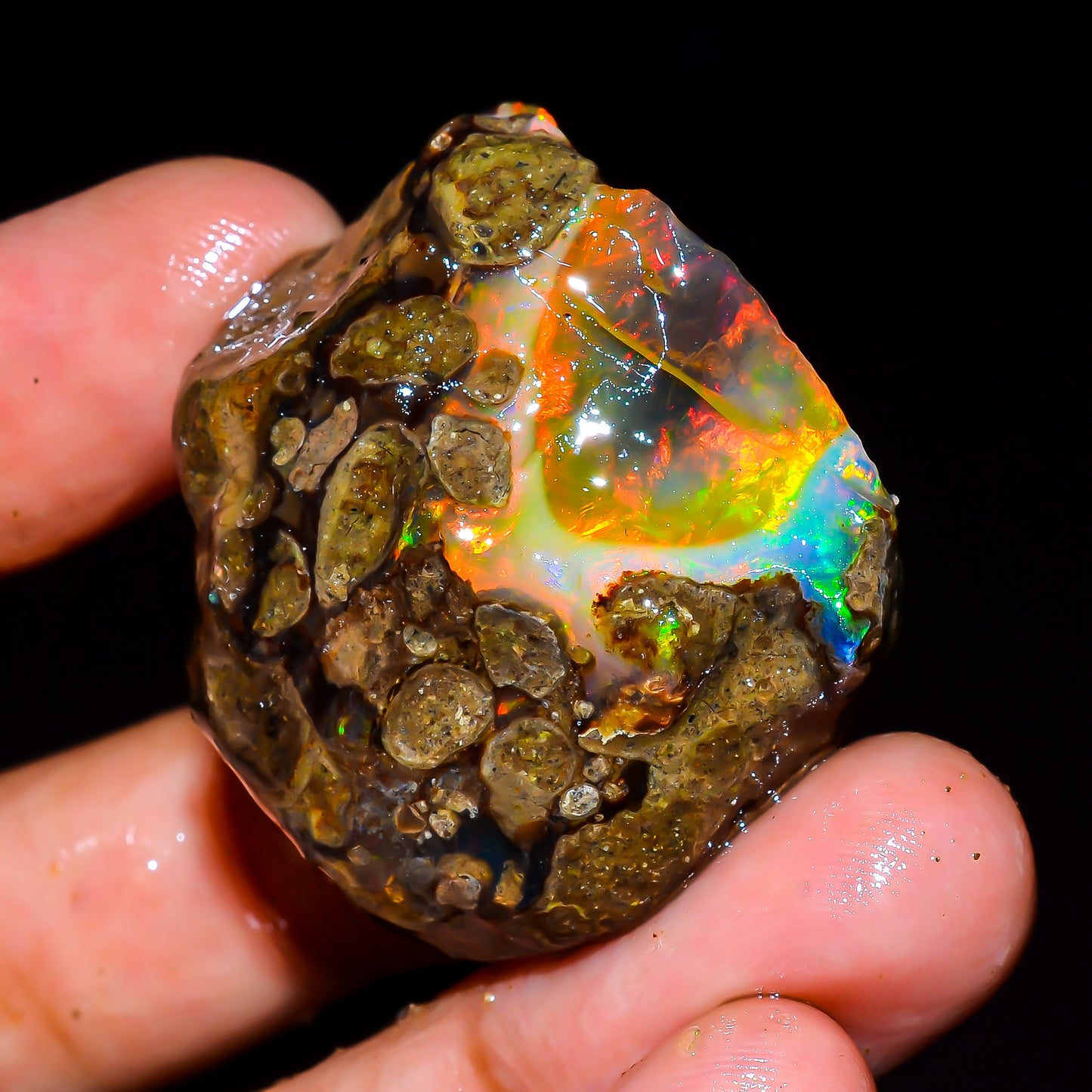 Opal Rough Specimen 85.00  Carat (17g) | 100% Natural Ethiopian Opal Raw
