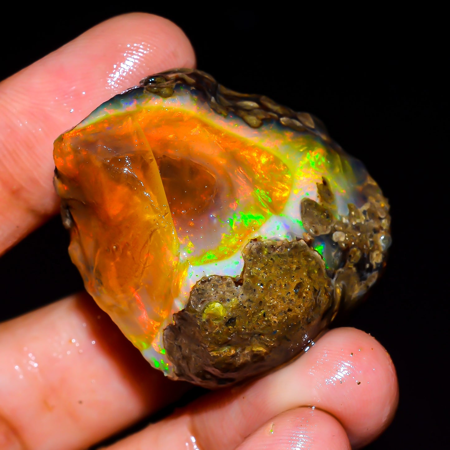 Opal Rough Specimen 85.00  Carat (17g) | 100% Natural Ethiopian Opal Raw