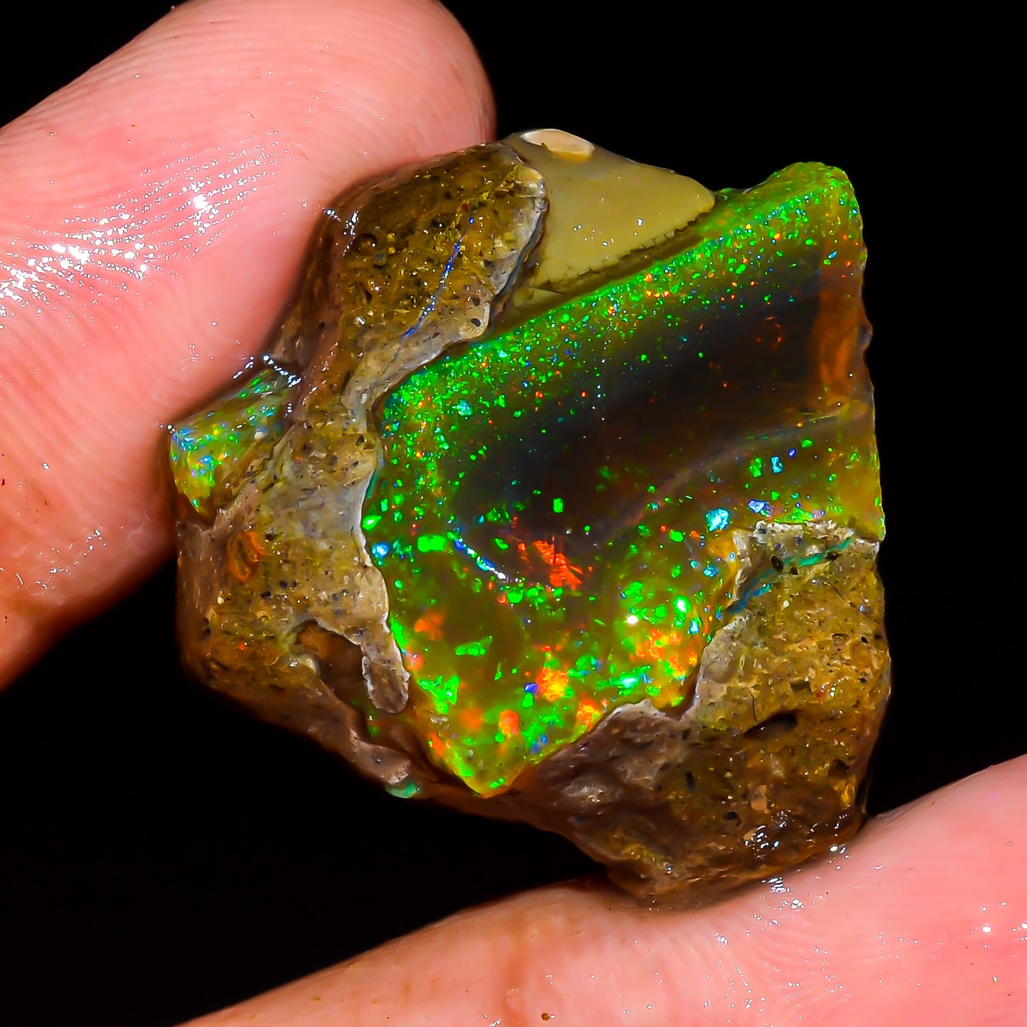 Opal Rough Specimen 16.5  Carat (3.3g) | 100% Natural Ethiopian Opal Raw