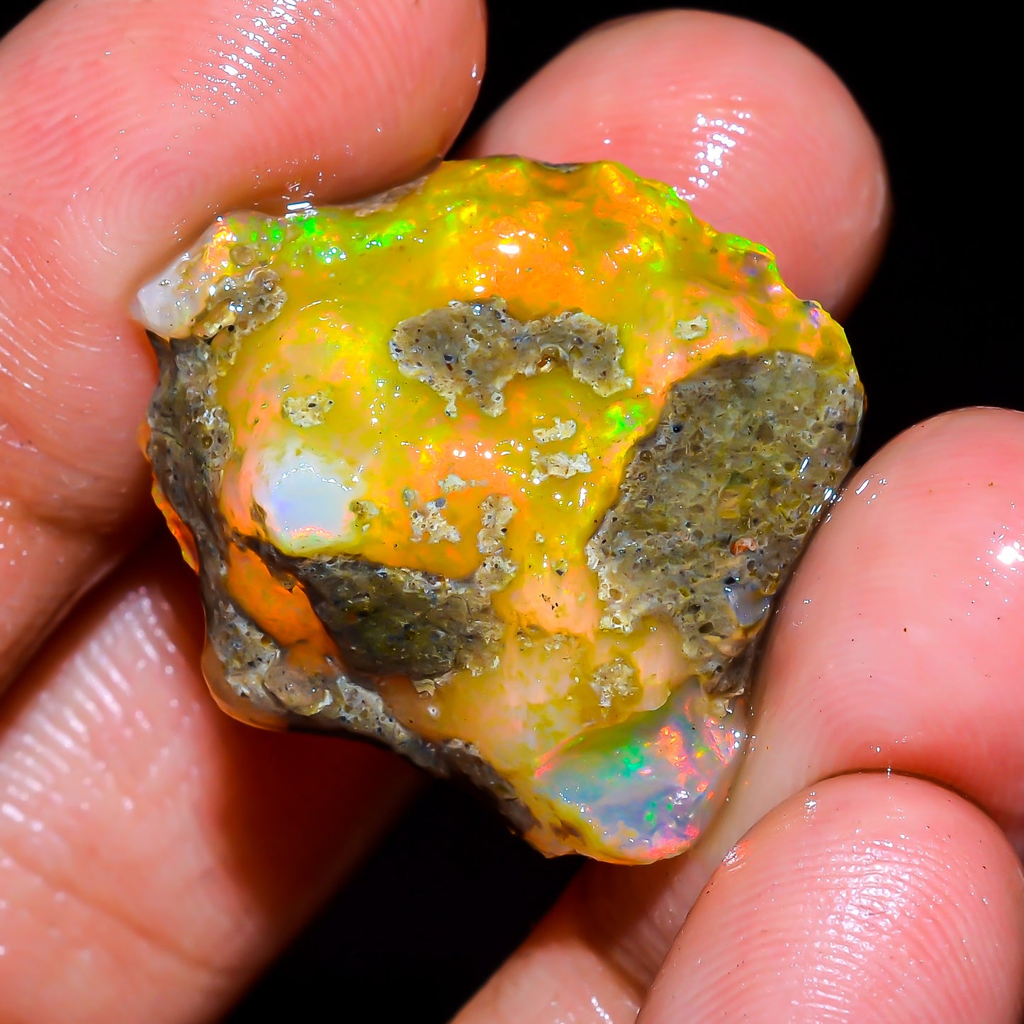 Opal Rough Specimen 15.00  Carat (3g) | 100% Natural Ethiopian Opal Raw