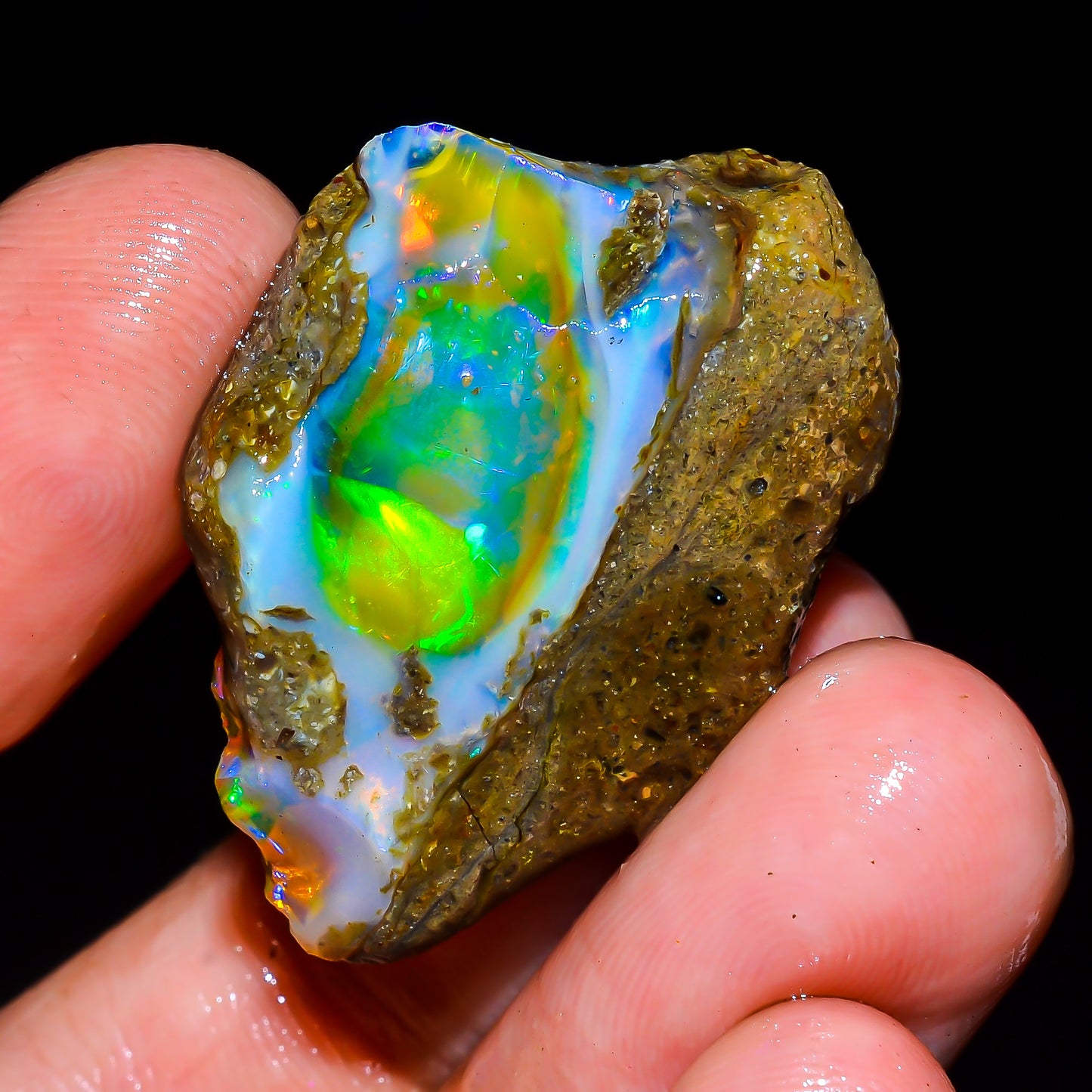 Opal Rough Specimen 23.00  Carat (4.6g) | 100% Natural Ethiopian Opal Raw