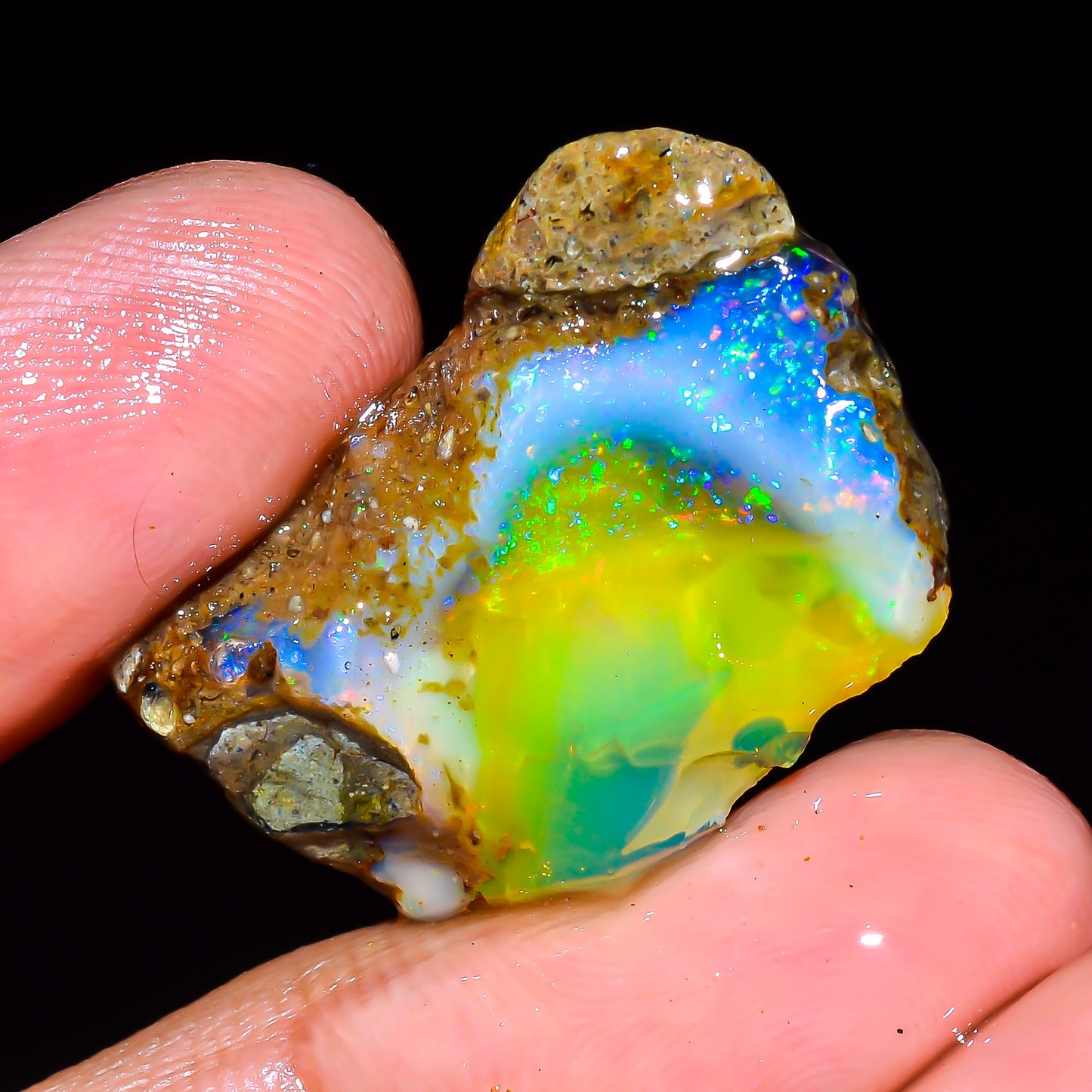 Opal Rough Specimen 17.00  Carat (3.4g) | 100% Natural Ethiopian Opal Raw