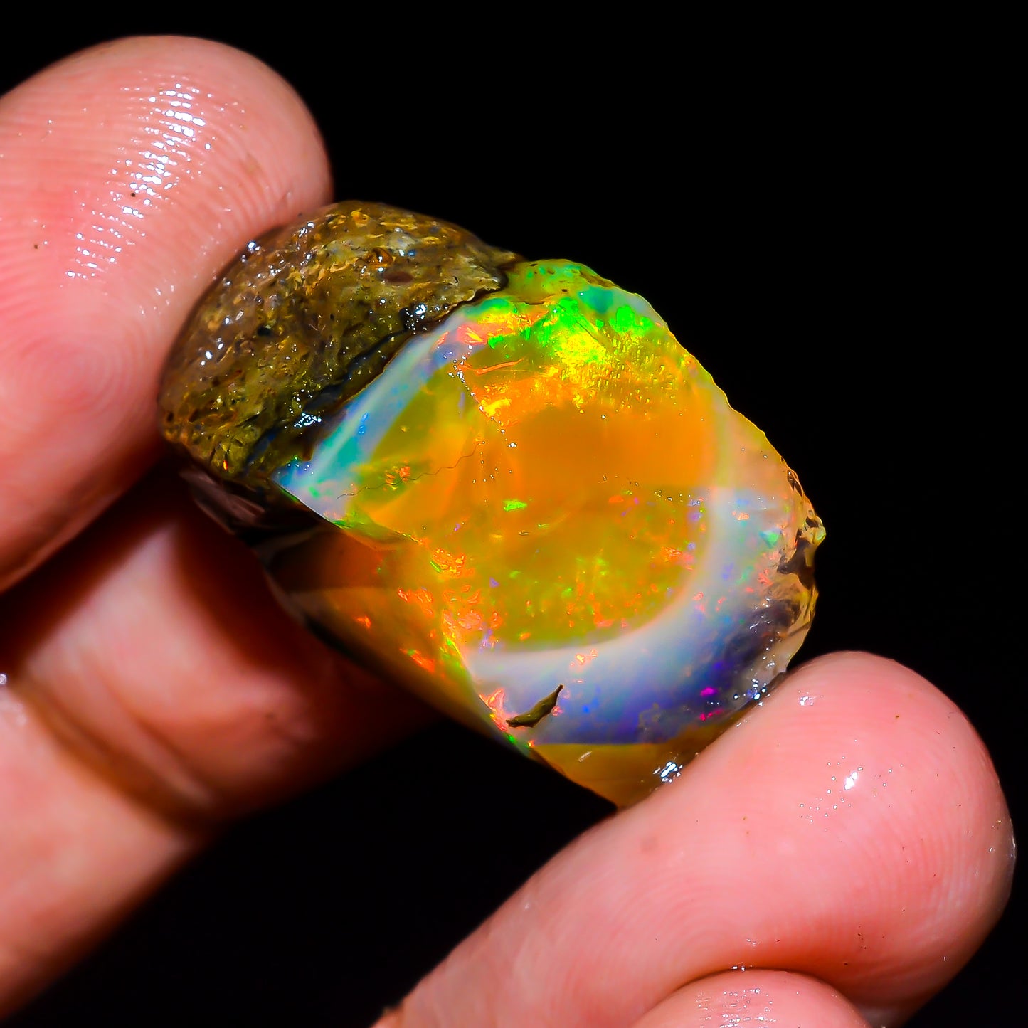 Opal Rough Specimen 20.5  Carat (4.1g) | 100% Natural Ethiopian Opal Raw