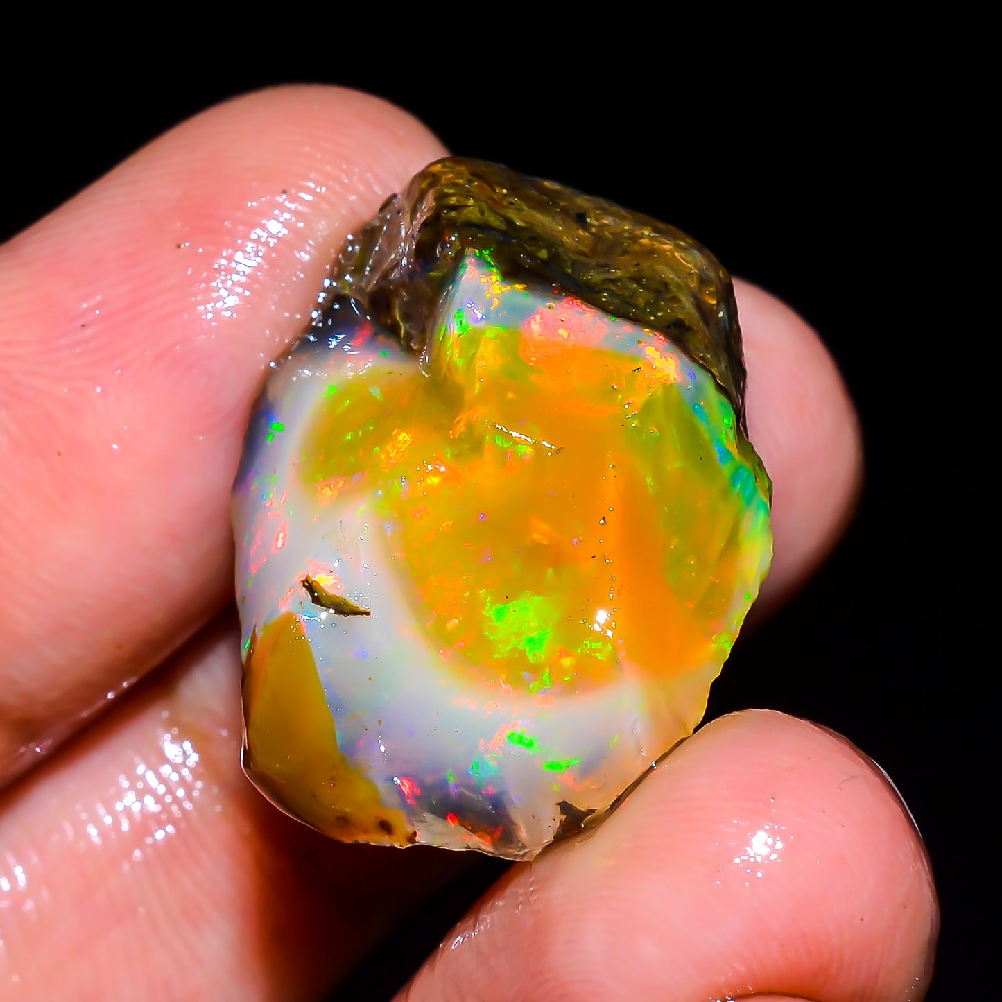 Opal Rough Specimen 20.5  Carat (4.1g) | 100% Natural Ethiopian Opal Raw