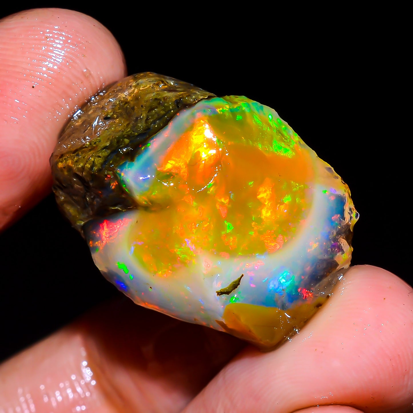 Opal Rough Specimen 20.5  Carat (4.1g) | 100% Natural Ethiopian Opal Raw