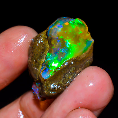 Opal Rough Specimen 18.5  Carat (3.7g) | 100% Natural Ethiopian Opal Raw