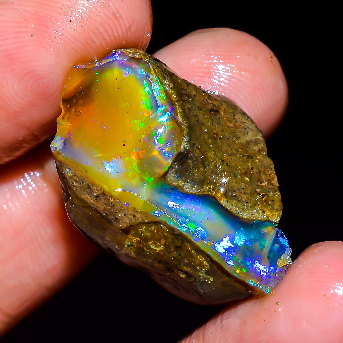 Opal Rough Specimen 18.5  Carat (3.7g) | 100% Natural Ethiopian Opal Raw