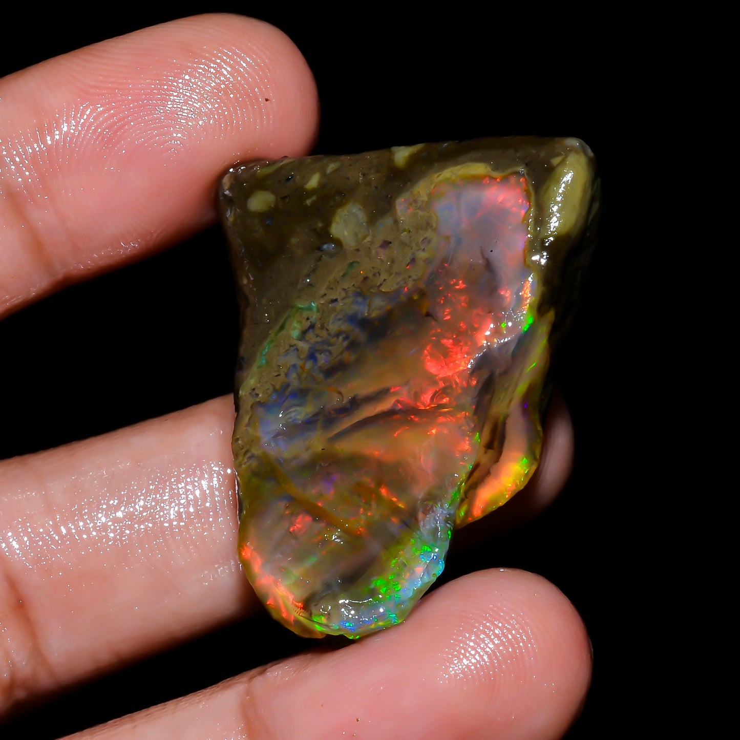 Opal Rough Specimen 49.5 Carat (9.9g) | 100% Natural Ethiopian Opal Raw