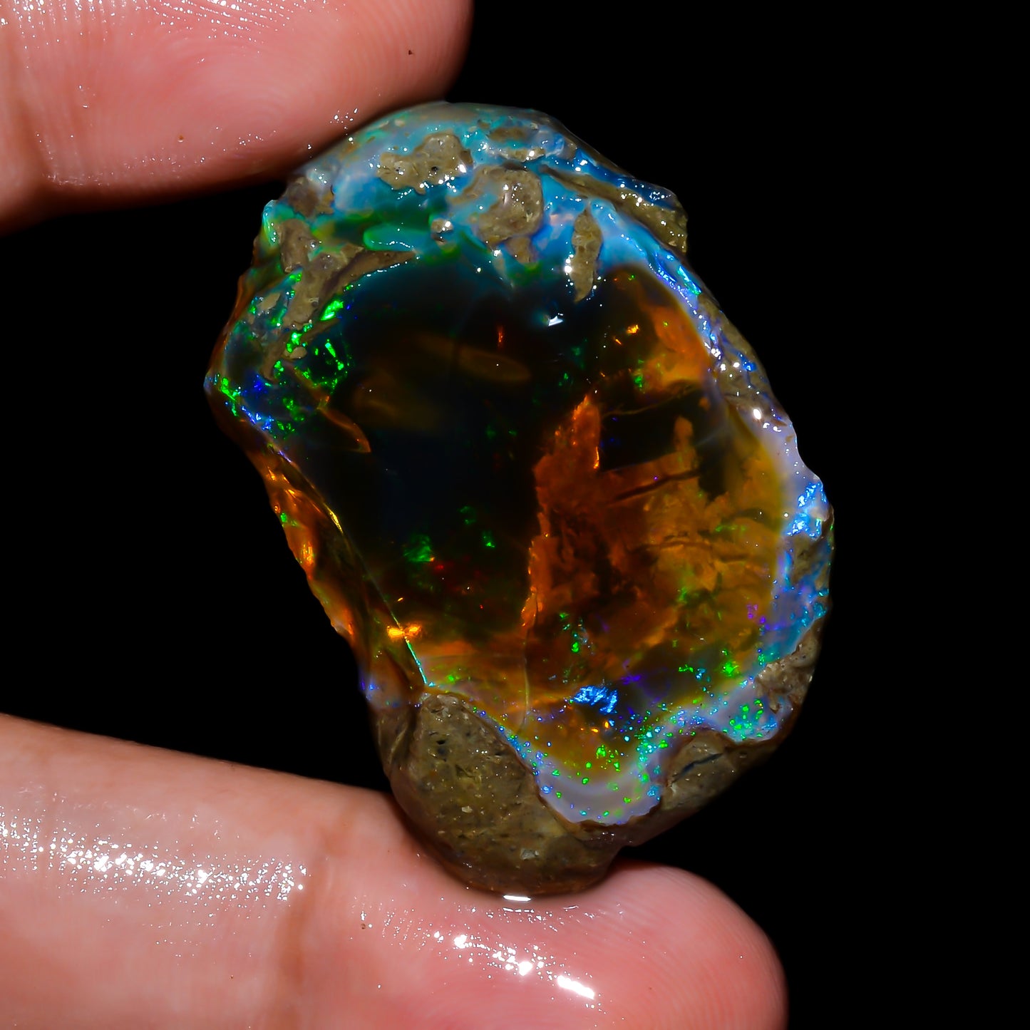 Opal Rough Specimen 45.5 Carat (9.1g) | 100% Natural Ethiopian Opal Raw