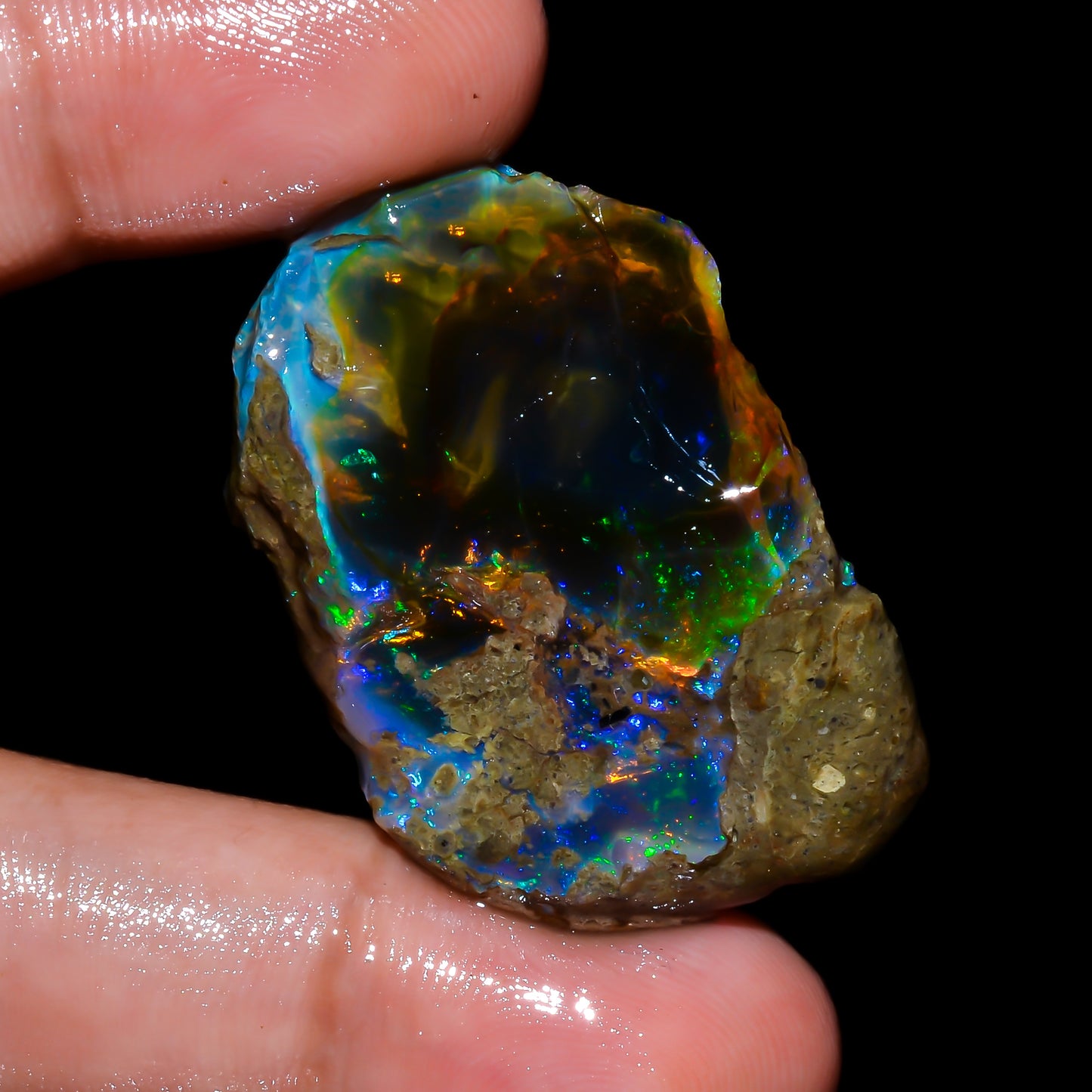 Opal Rough Specimen 45.5 Carat (9.1g) | 100% Natural Ethiopian Opal Raw