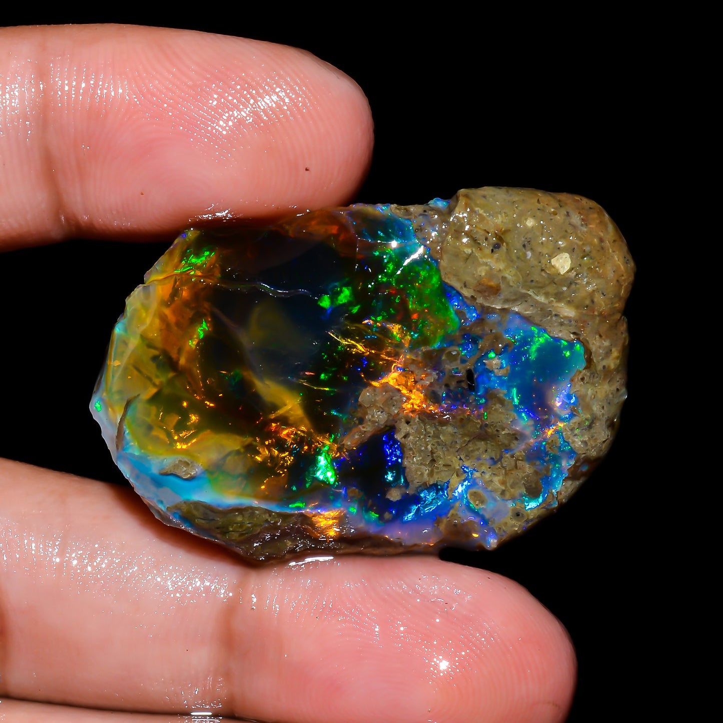 Opal Rough Specimen 45.5 Carat (9.1g) | 100% Natural Ethiopian Opal Raw