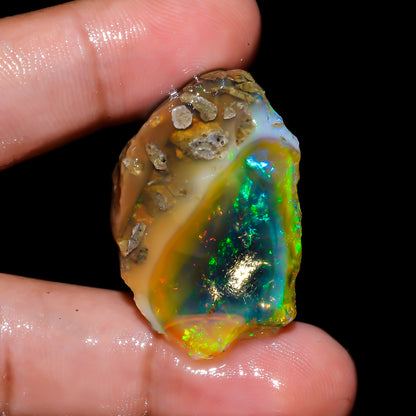 Opal Rough Specimen 29.5 Carat (5.9g) | 100% Natural Ethiopian Opal Raw