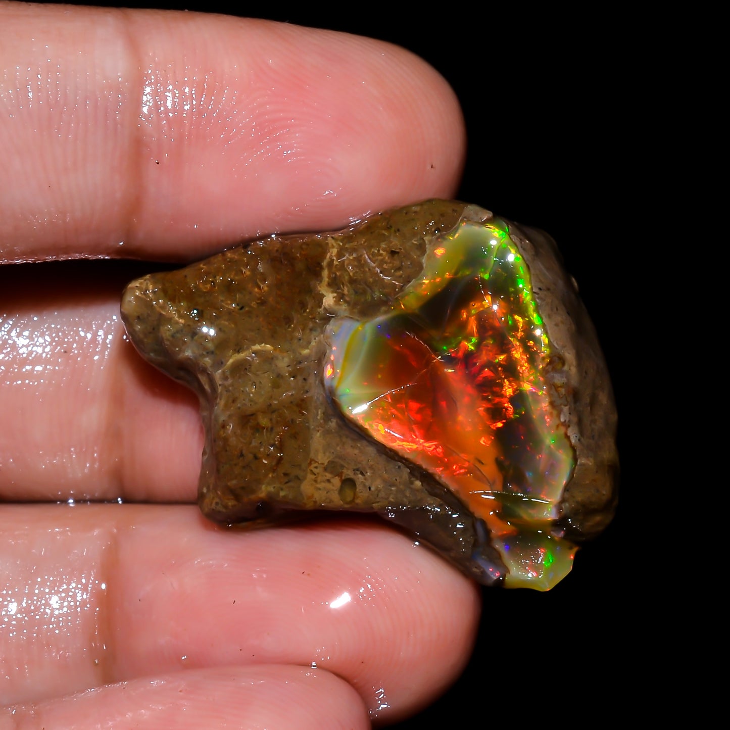 Opal Rough Specimen 29.00 Carat (5.8g) | 100% Natural Ethiopian Opal Raw