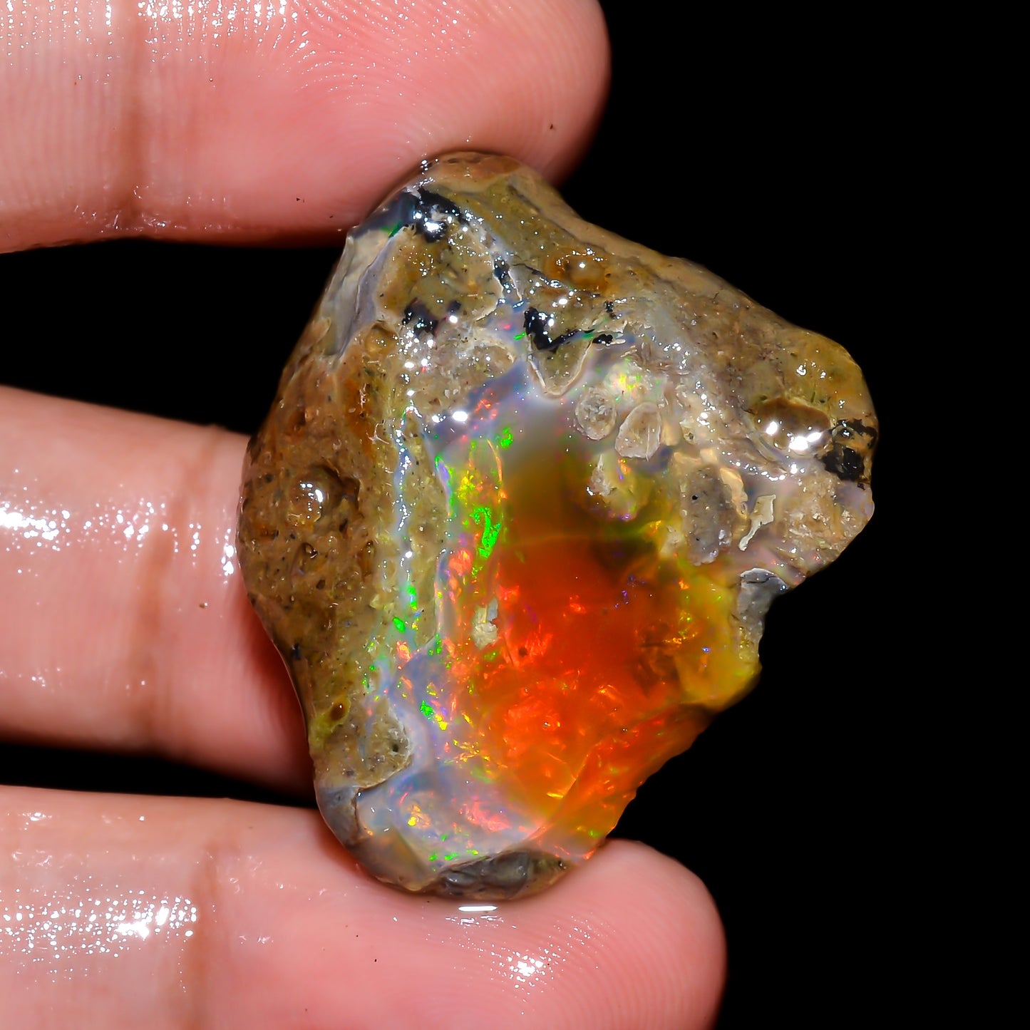 Opal Rough Specimen 37.5 Carat (7.5g) | 100% Natural Ethiopian Opal Raw