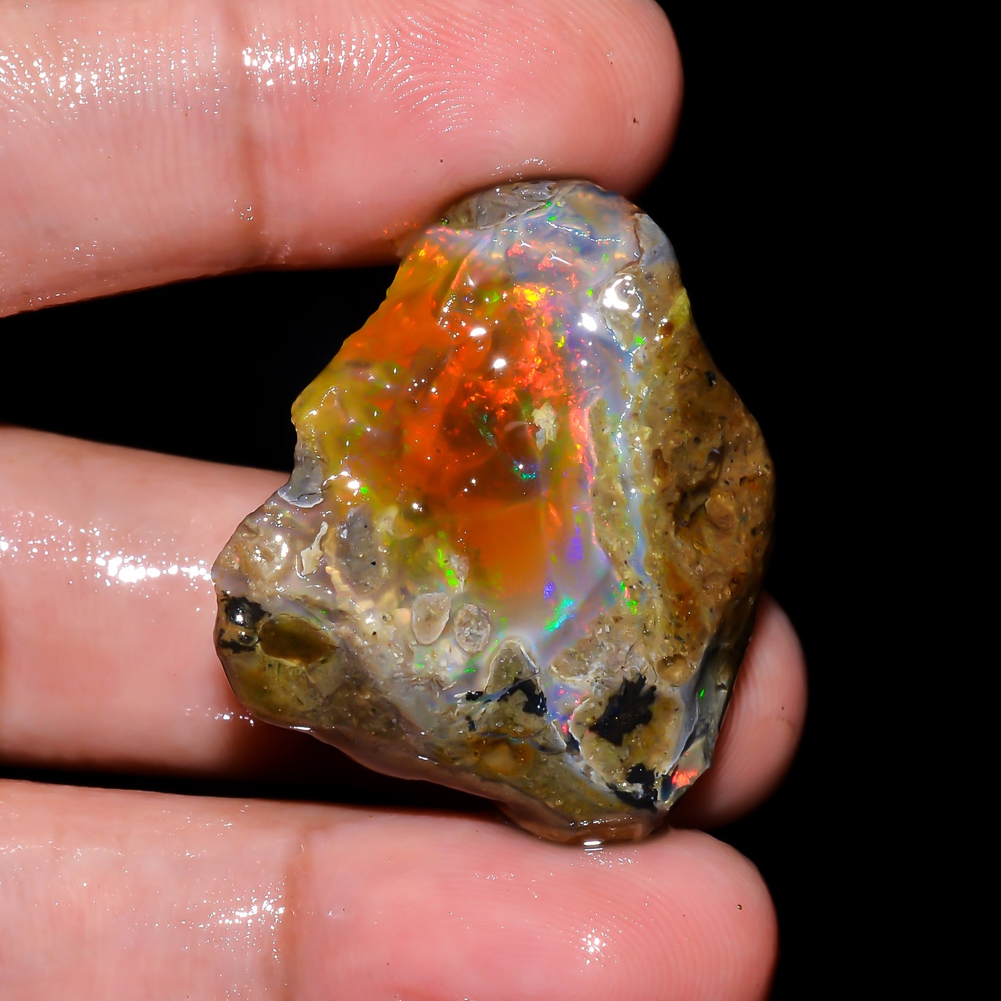 Opal Rough Specimen 37.5 Carat (7.5g) | 100% Natural Ethiopian Opal Raw