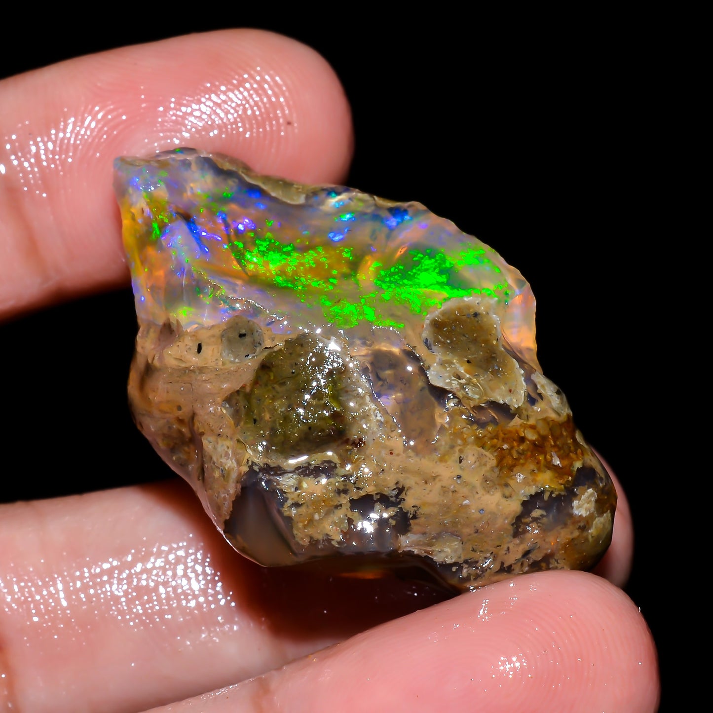 Opal Rough Specimen 48.5 Carat (9.7g) | 100% Natural Ethiopian Opal Raw