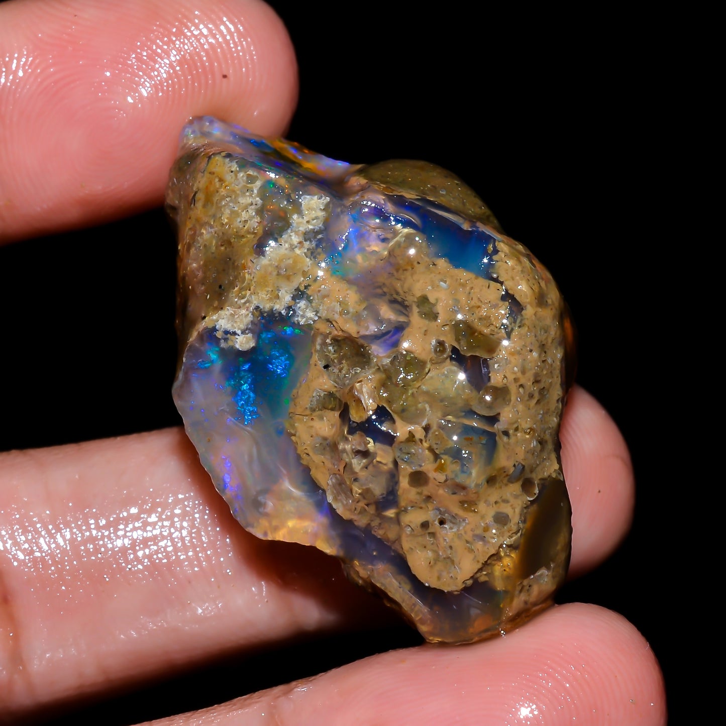 Opal Rough Specimen 48.5 Carat (9.7g) | 100% Natural Ethiopian Opal Raw