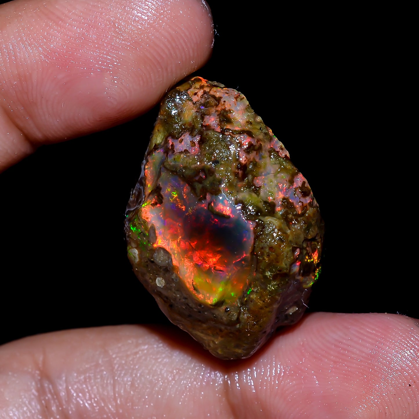 Opal Rough Specimen  30.5 Carat (6.1g) | 100% Natural Ethiopian Opal Raw