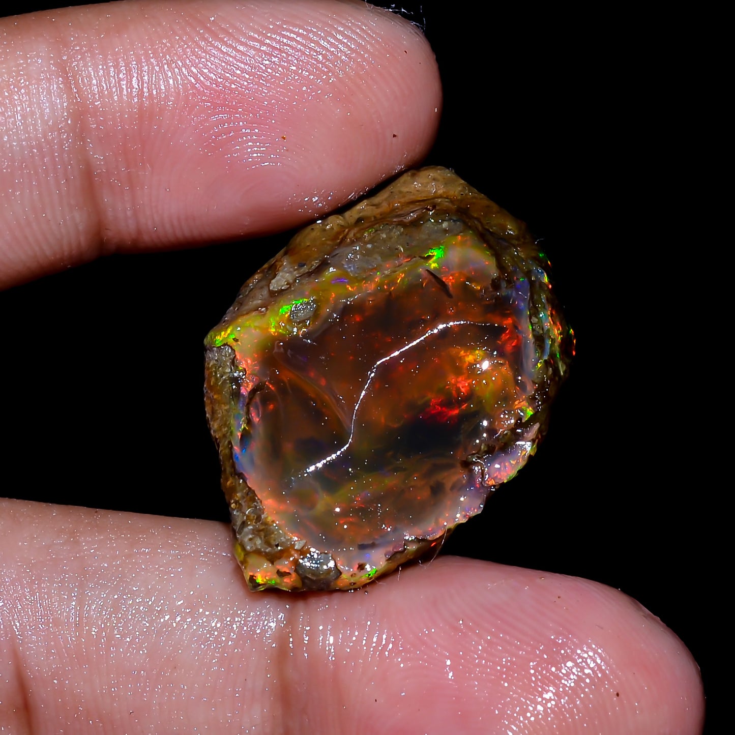 Opal Rough Specimen  30.5 Carat (6.1g) | 100% Natural Ethiopian Opal Raw