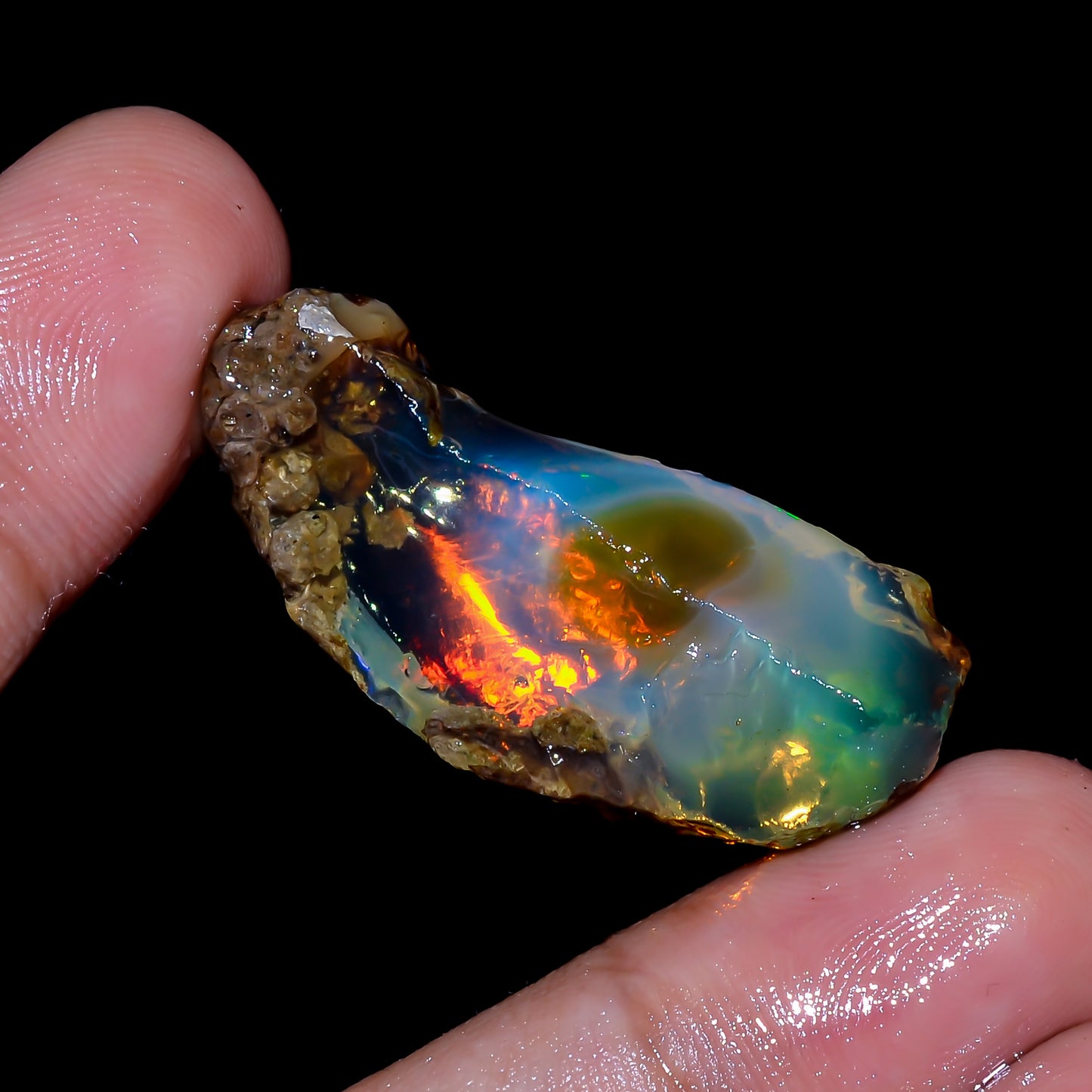 Opal Rough Specimen 23.5 Carat (4.7g) | 100% Natural Ethiopian Opal Raw