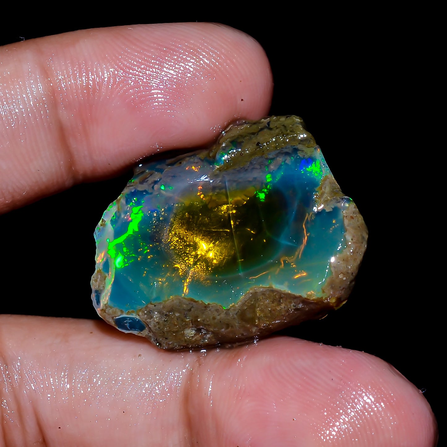 Opal Rough Specimen 18.5 Carat (3.7g) | 100% Natural Ethiopian Opal Raw