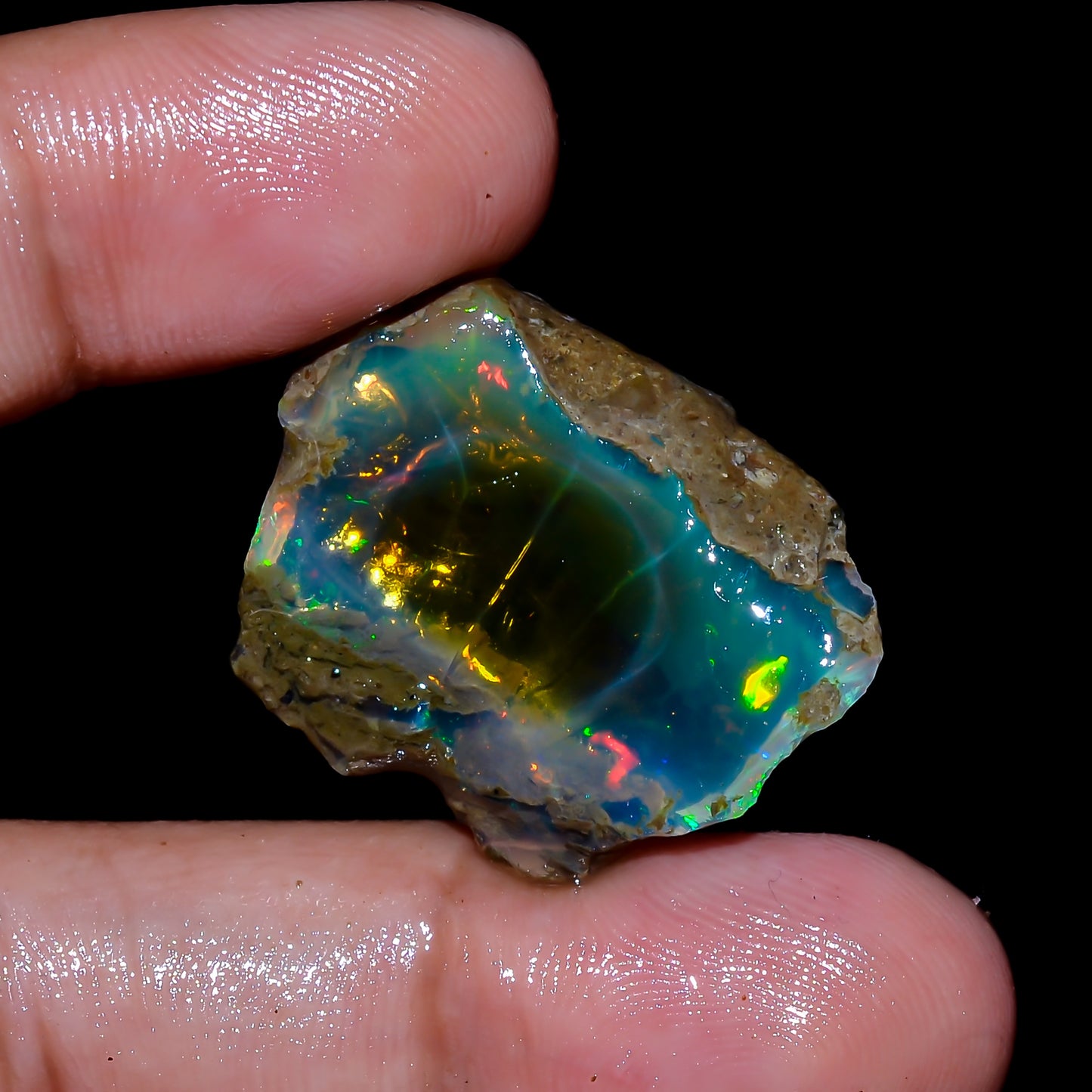 Opal Rough Specimen 18.5 Carat (3.7g) | 100% Natural Ethiopian Opal Raw
