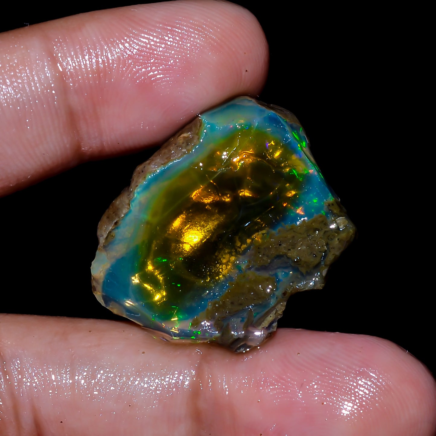 Opal Rough Specimen 18.5 Carat (3.7g) | 100% Natural Ethiopian Opal Raw