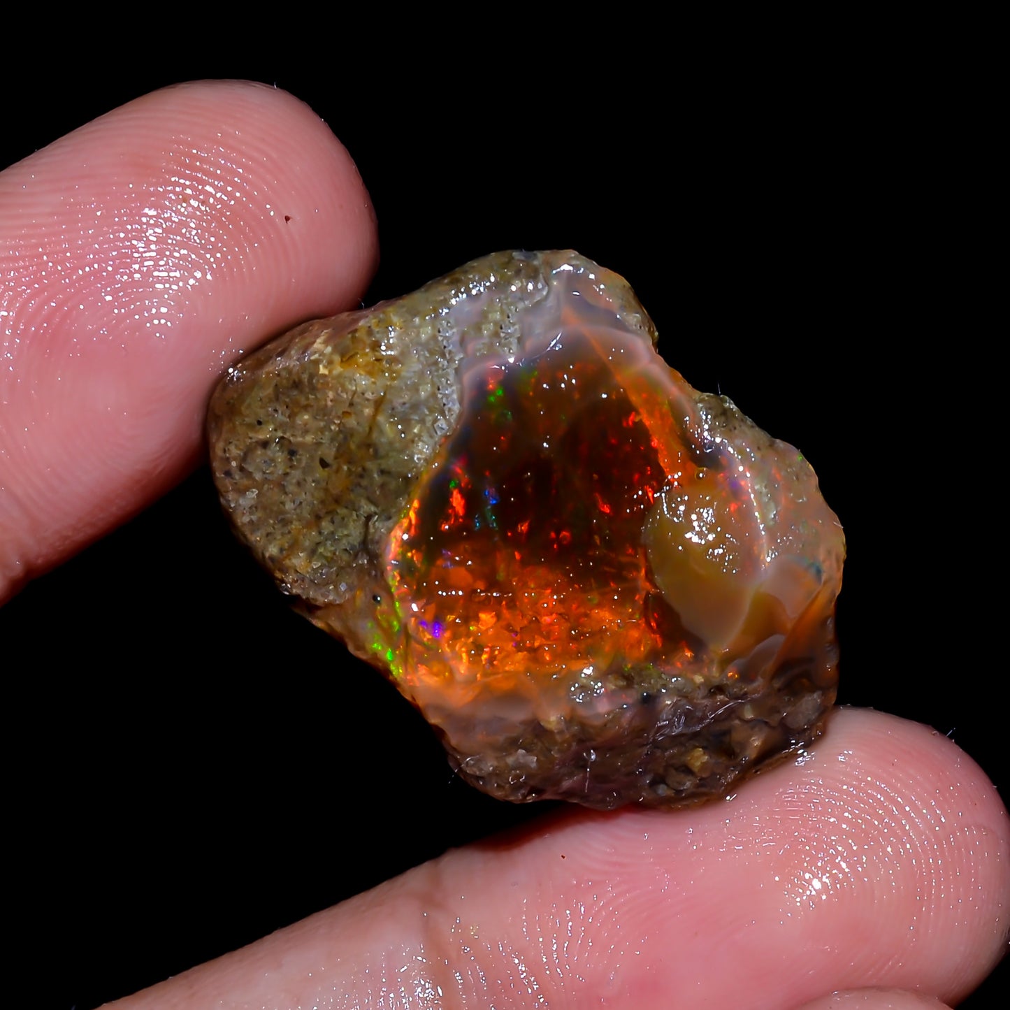 Opal Rough Specimen 29.00 Carat (5.8g) | 100% Natural Ethiopian Opal Raw