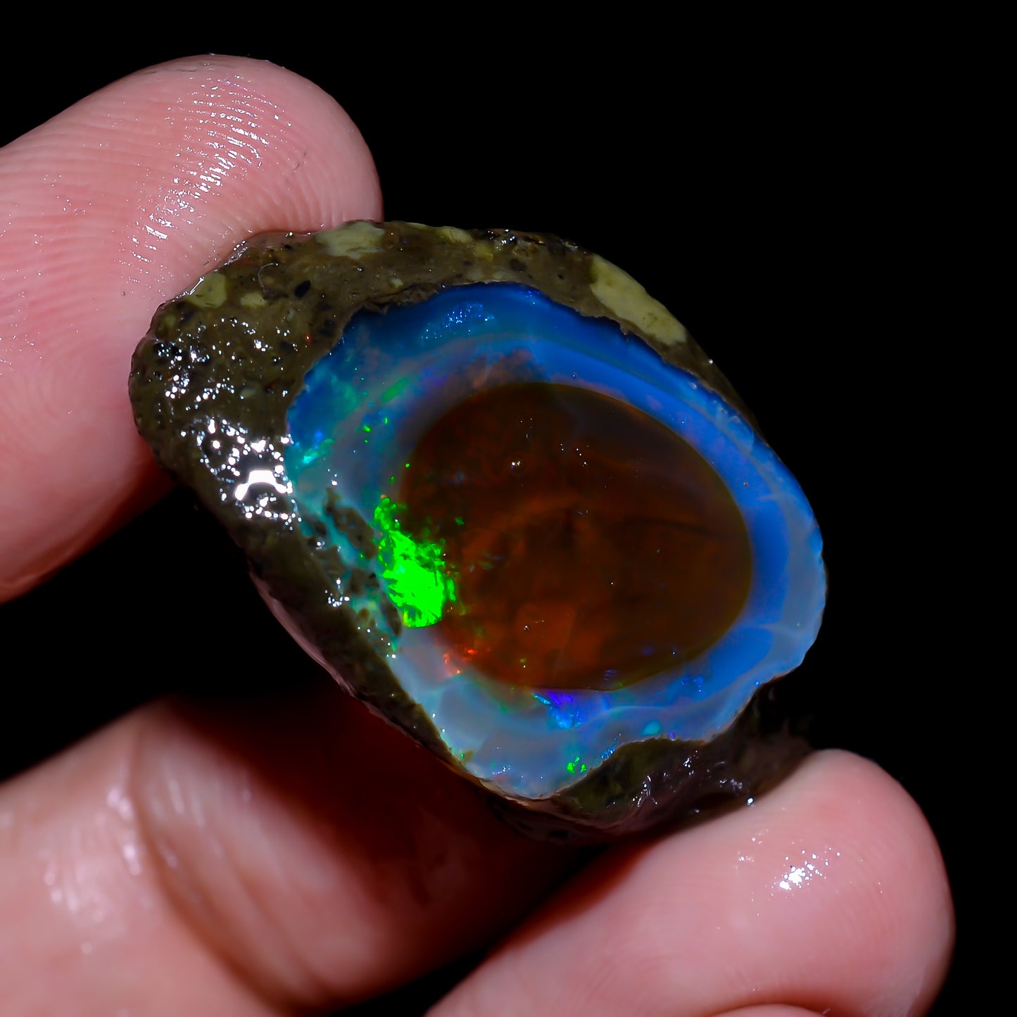 Opal Rough Specimen 25.5 Carat (5.1g) | 100% Natural Ethiopian Opal Raw