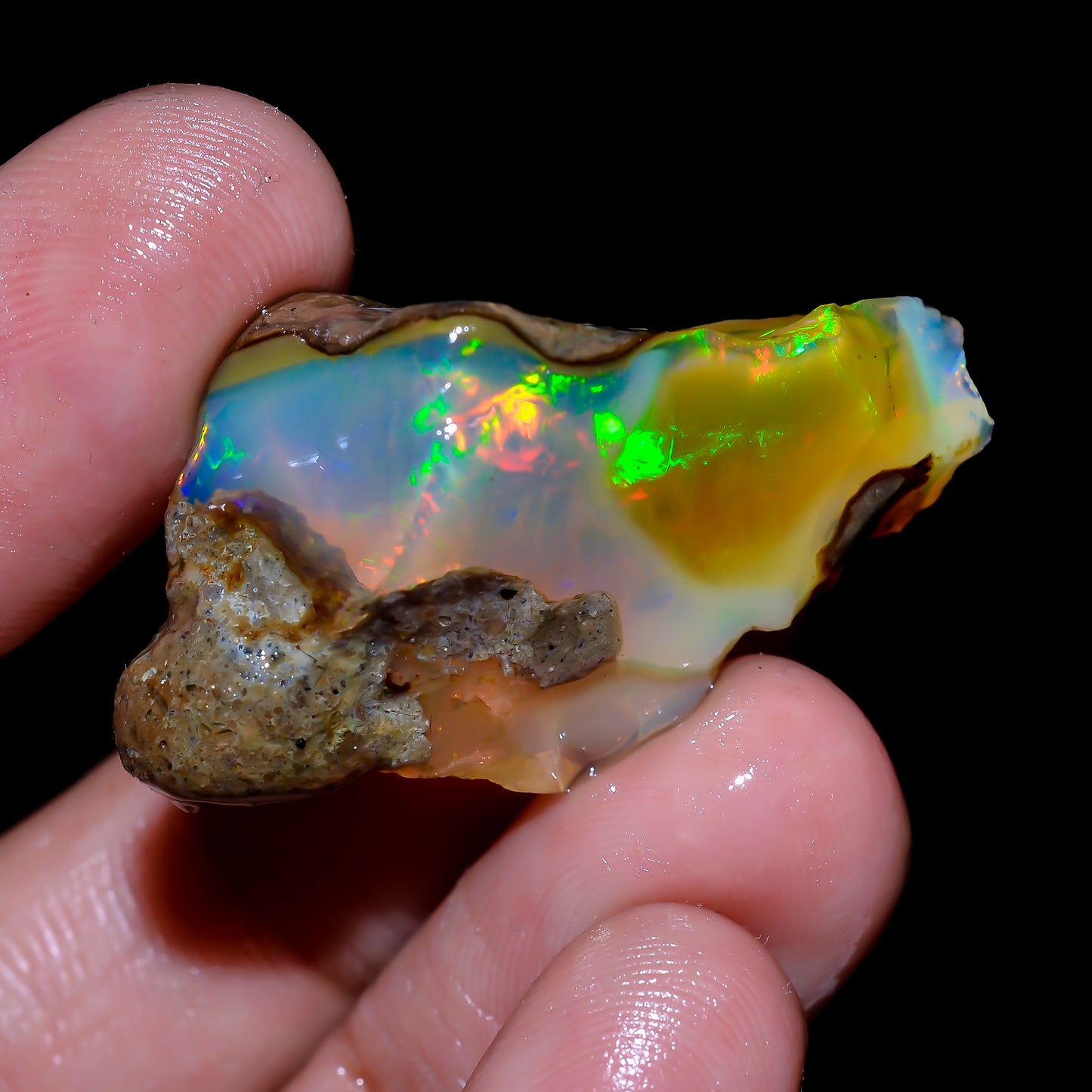 Opal Rough Specimen 24.5 Carat (4.9g) | 100% Natural Ethiopian Opal Raw