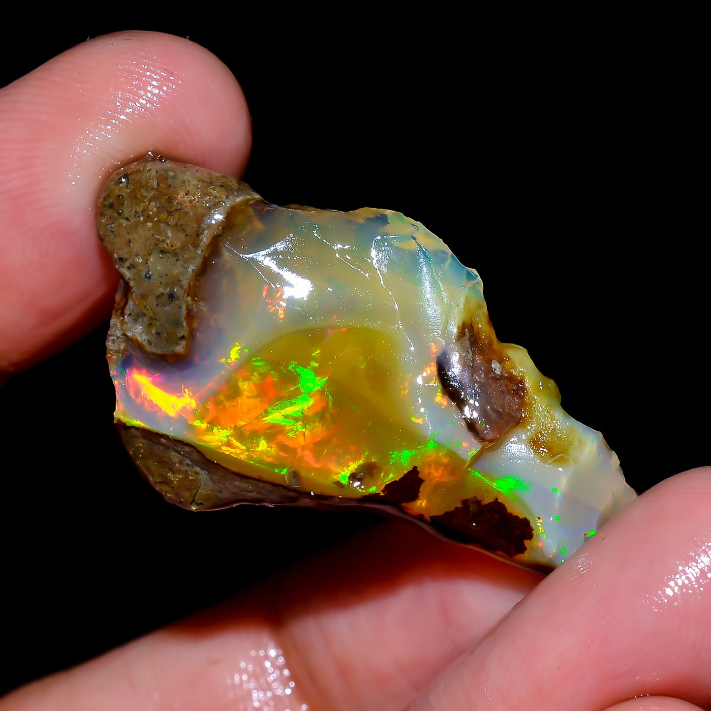 Opal Rough Specimen 24.5 Carat (4.9g) | 100% Natural Ethiopian Opal Raw