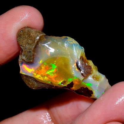 Opal Rough Specimen 24.5 Carat (4.9g) | 100% Natural Ethiopian Opal Raw