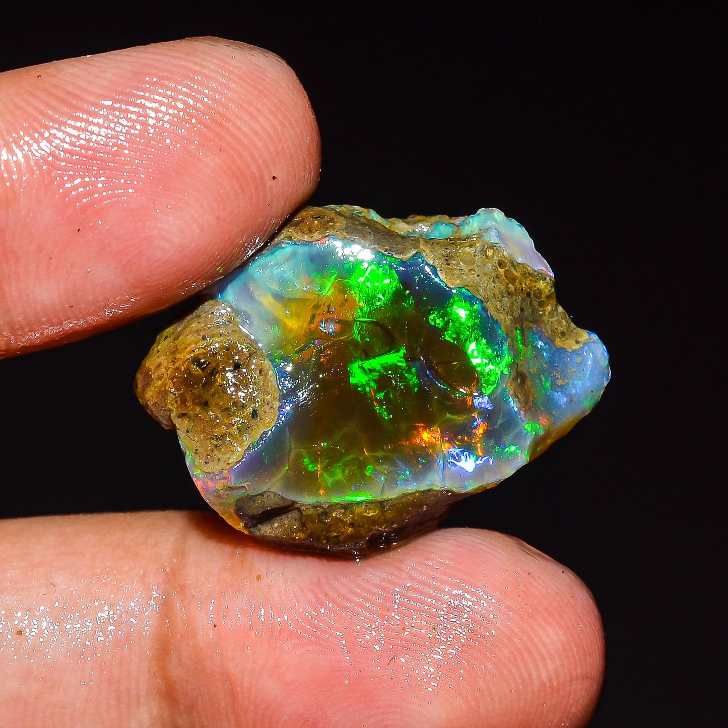 Opal Rough Specimen 17.00 Carat (3.4g) | 100% Natural Ethiopian Opal Raw