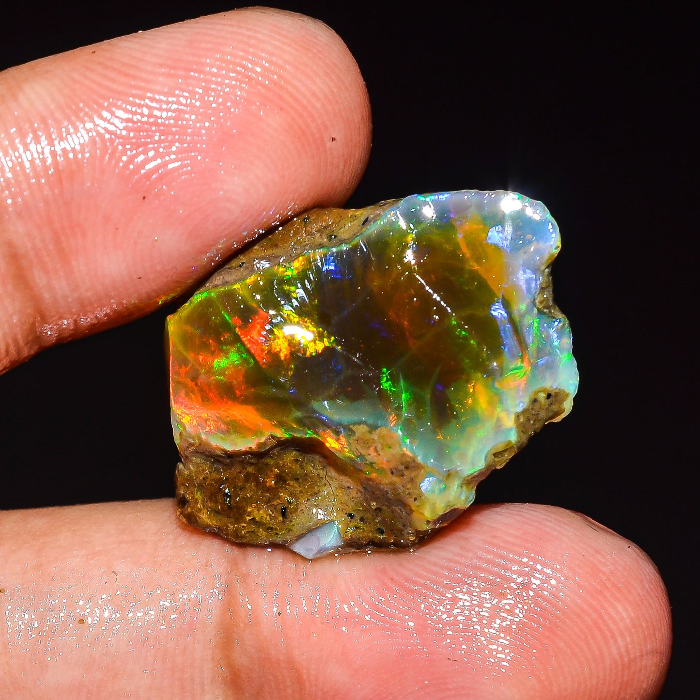 Opal Rough Specimen 17.00 Carat (3.4g) | 100% Natural Ethiopian Opal Raw