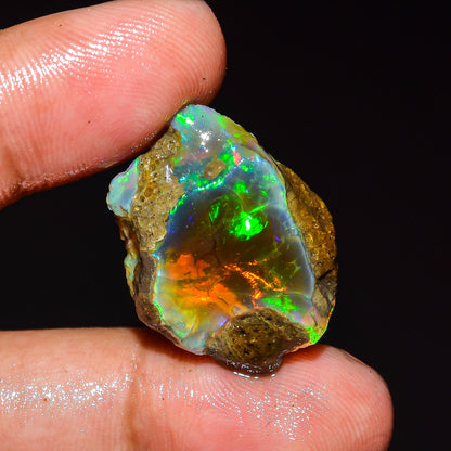 Opal Rough Specimen 17.00 Carat (3.4g) | 100% Natural Ethiopian Opal Raw