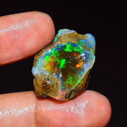 Opal Rough Specimen 17.00 Carat (3.4g) | 100% Natural Ethiopian Opal Raw