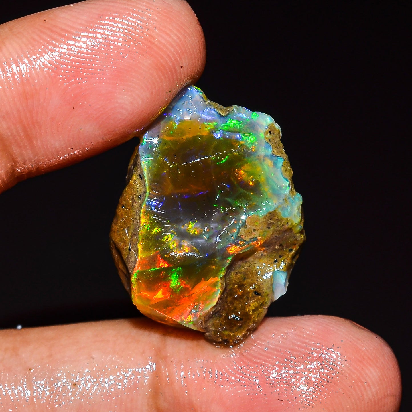 Opal Rough Specimen 17.00 Carat (3.4g) | 100% Natural Ethiopian Opal Raw