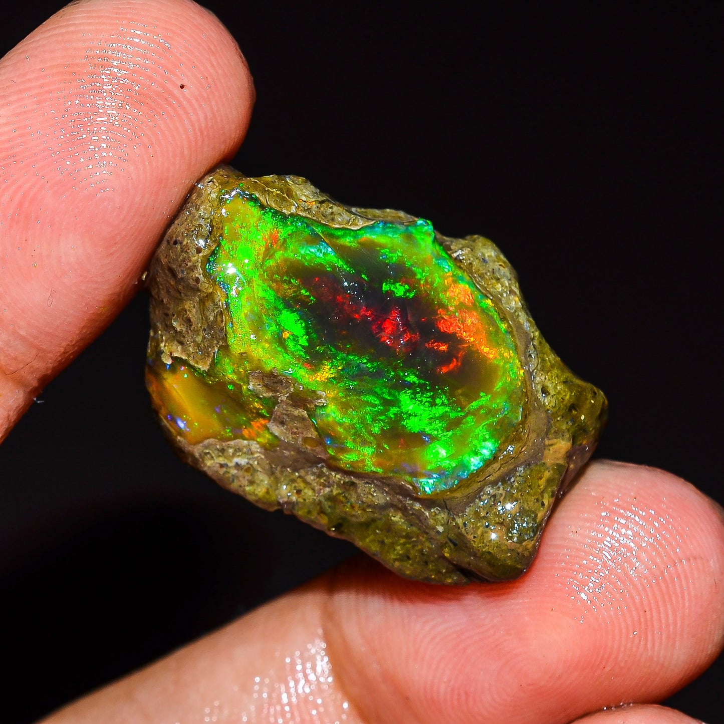 Opal Rough Specimen 24.00 Carat (4.8g) | 100% Natural Ethiopian Opal Raw