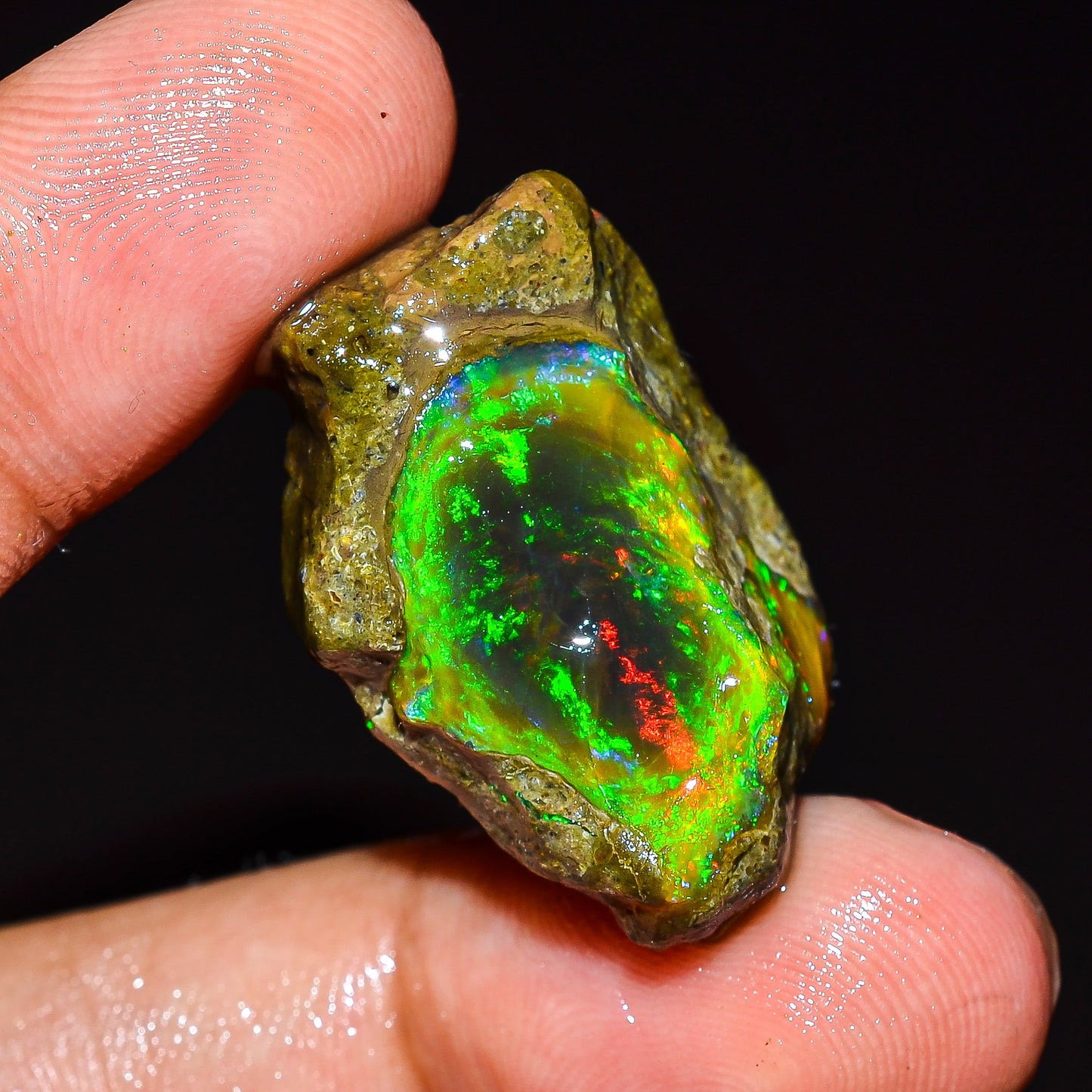Opal Rough Specimen 24.00 Carat (4.8g) | 100% Natural Ethiopian Opal Raw