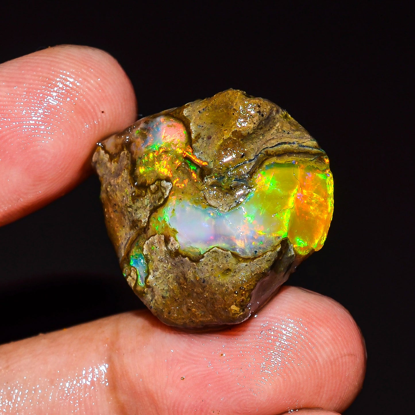 Opal Rough Specimen 29.5 Carat (5.9g) | 100% Natural Ethiopian Opal Raw