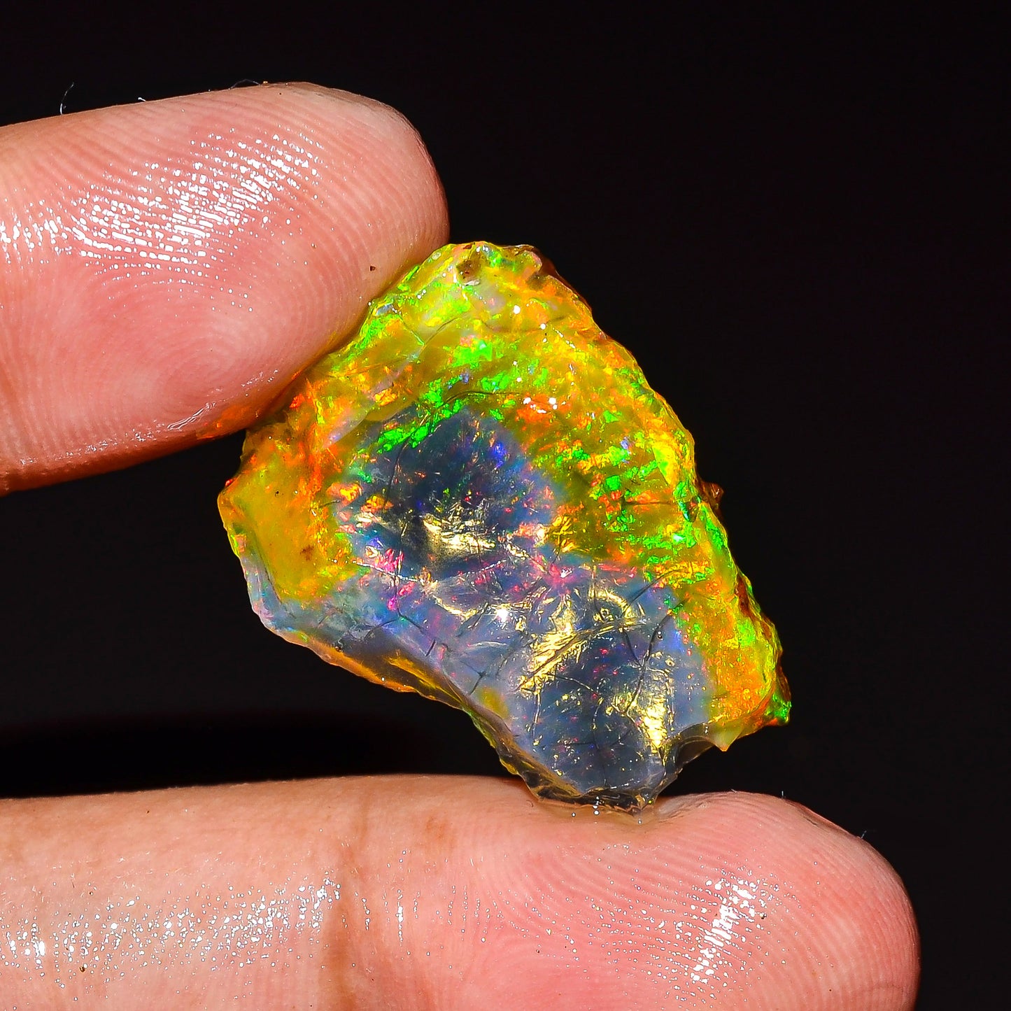 Opal Rough Specimen 16.00 Carat (3.2g) | 100% Natural Ethiopian Opal Raw