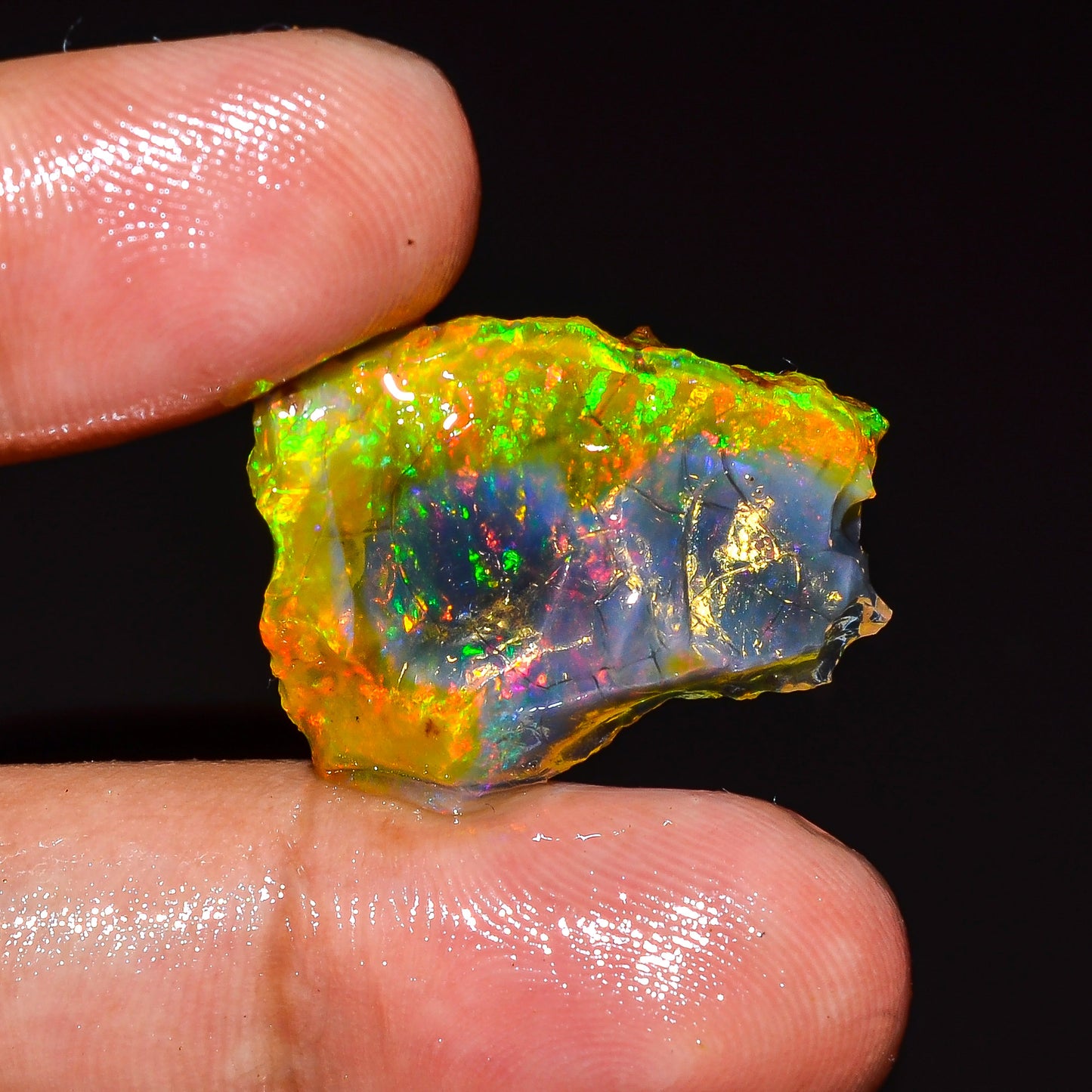 Opal Rough Specimen 16.00 Carat (3.2g) | 100% Natural Ethiopian Opal Raw