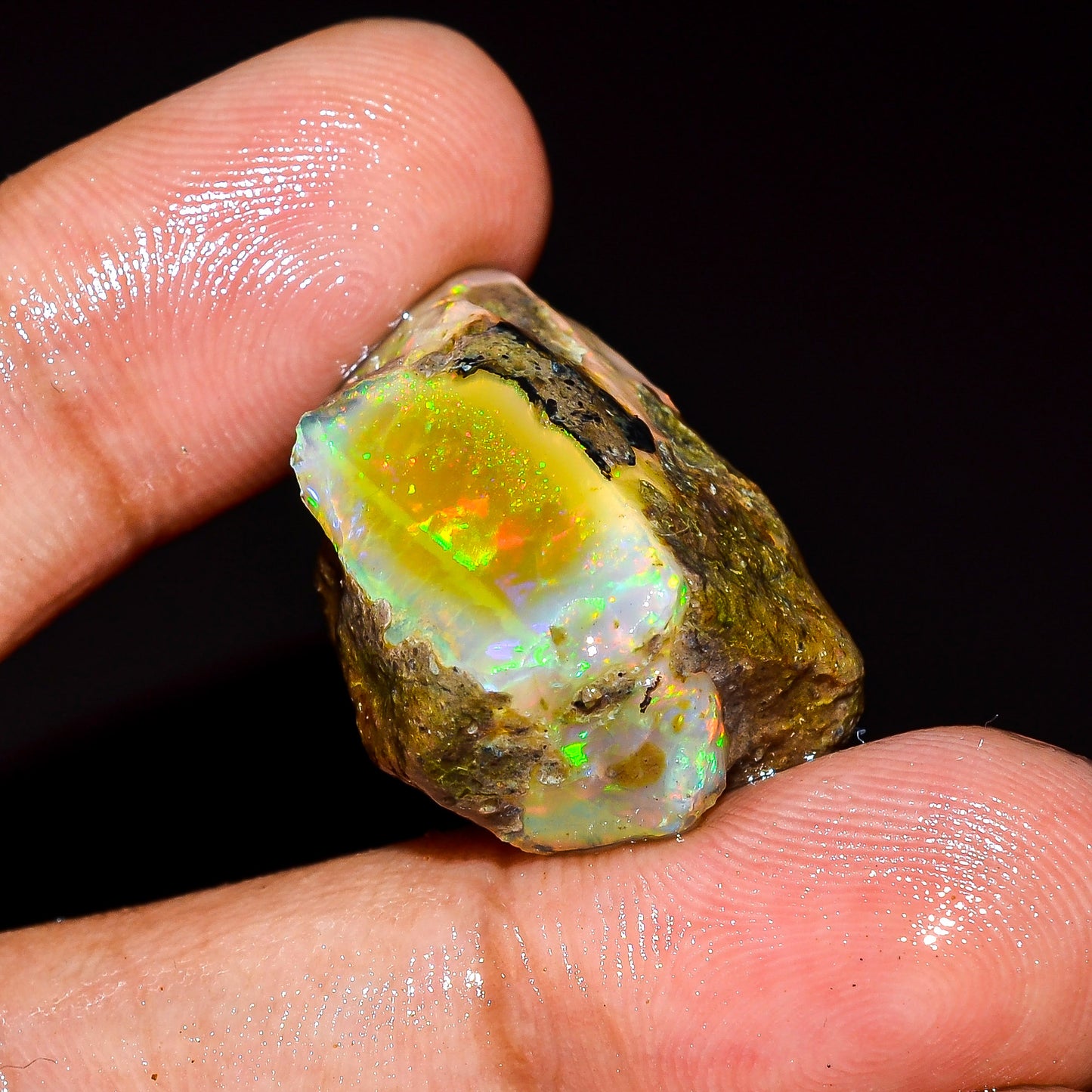 Opal Rough Specimen 24.5 Carat (4.9g) | 100% Natural Ethiopian Opal Raw