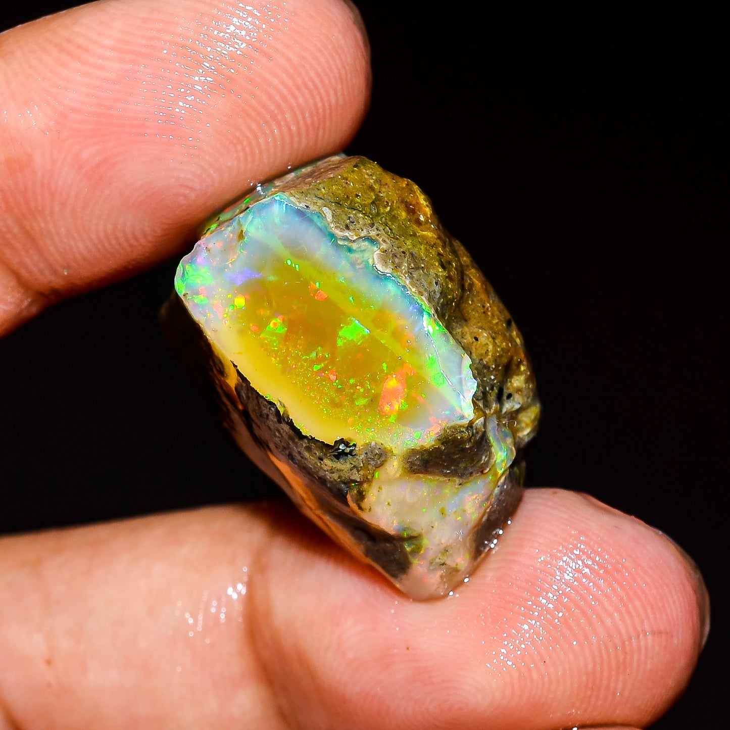 Opal Rough Specimen 24.5 Carat (4.9g) | 100% Natural Ethiopian Opal Raw