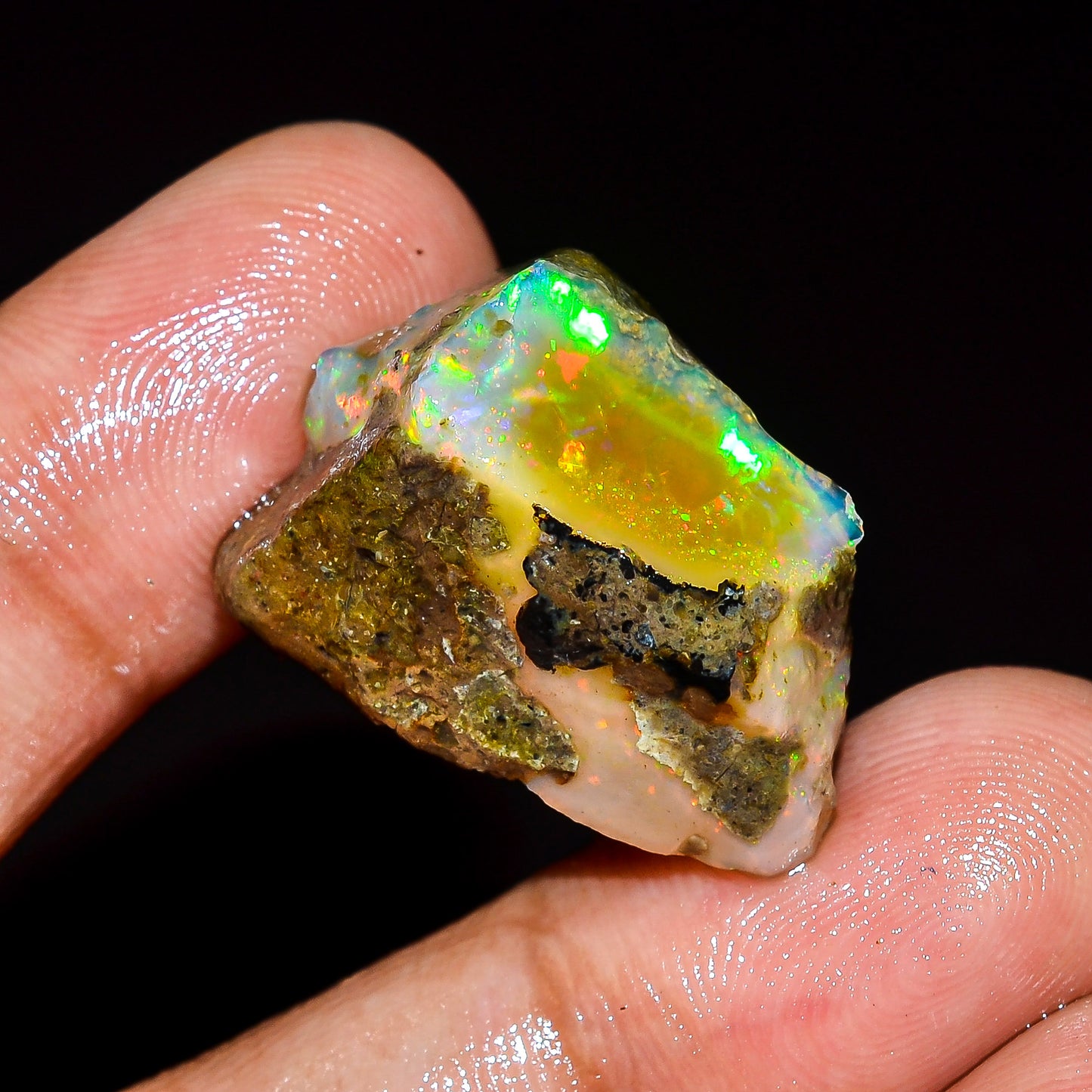 Opal Rough Specimen 24.5 Carat (4.9g) | 100% Natural Ethiopian Opal Raw