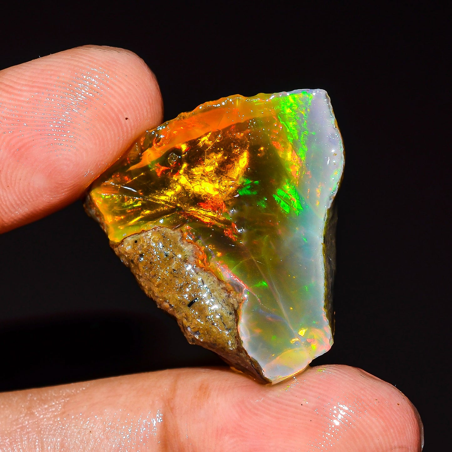 Opal Rough Specimen 24.00 Carat (4.8g) | 100% Natural Ethiopian Opal Raw