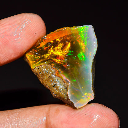 Opal Rough Specimen 24.00 Carat (4.8g) | 100% Natural Ethiopian Opal Raw