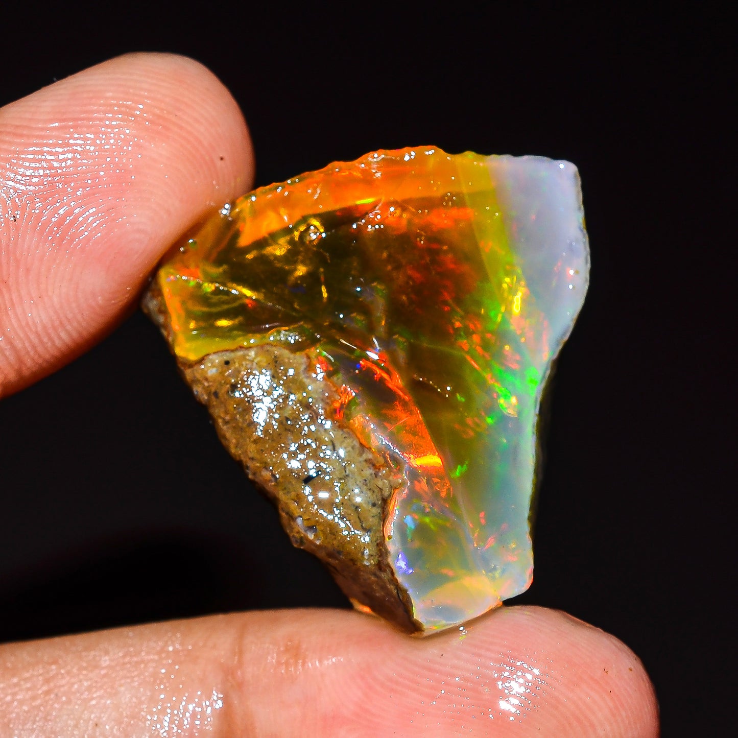 Opal Rough Specimen 24.00 Carat (4.8g) | 100% Natural Ethiopian Opal Raw